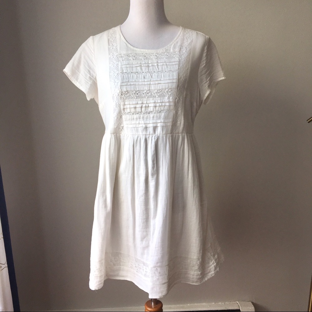 White cotton dress